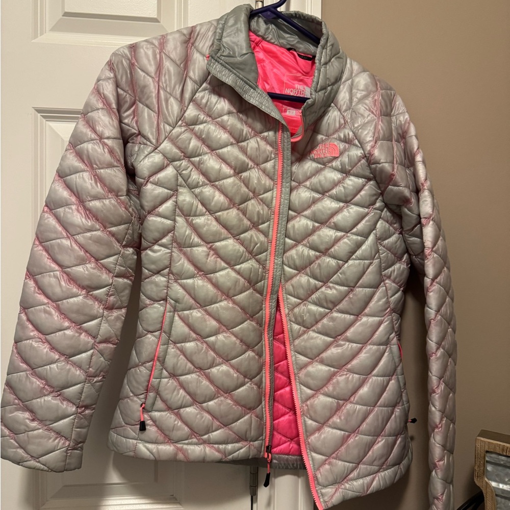 The North Face Pink and Gray Jacket